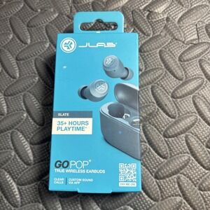 JLab GO Air Pop True Wireless Bluetooth Earbuds - Slate